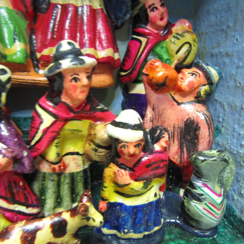 Vintage Angel Castro Retablo Folk Art - Picture 6 of 14